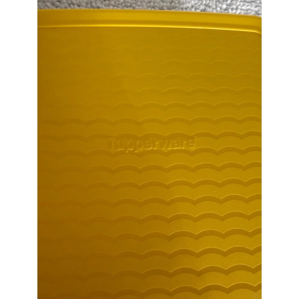 Tupperware‎ FridgeSmart Set of 2 Yellow Medium Long & Deep Produce Savers